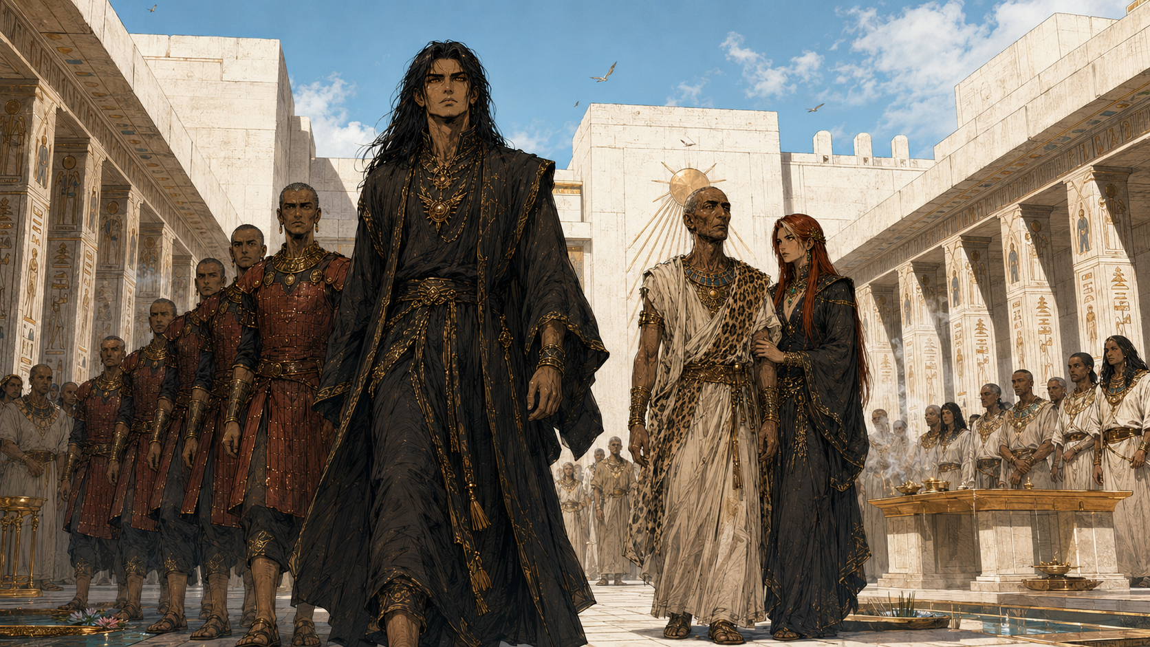Akhetaton — arrivée de Norion au Manoir d’Aton